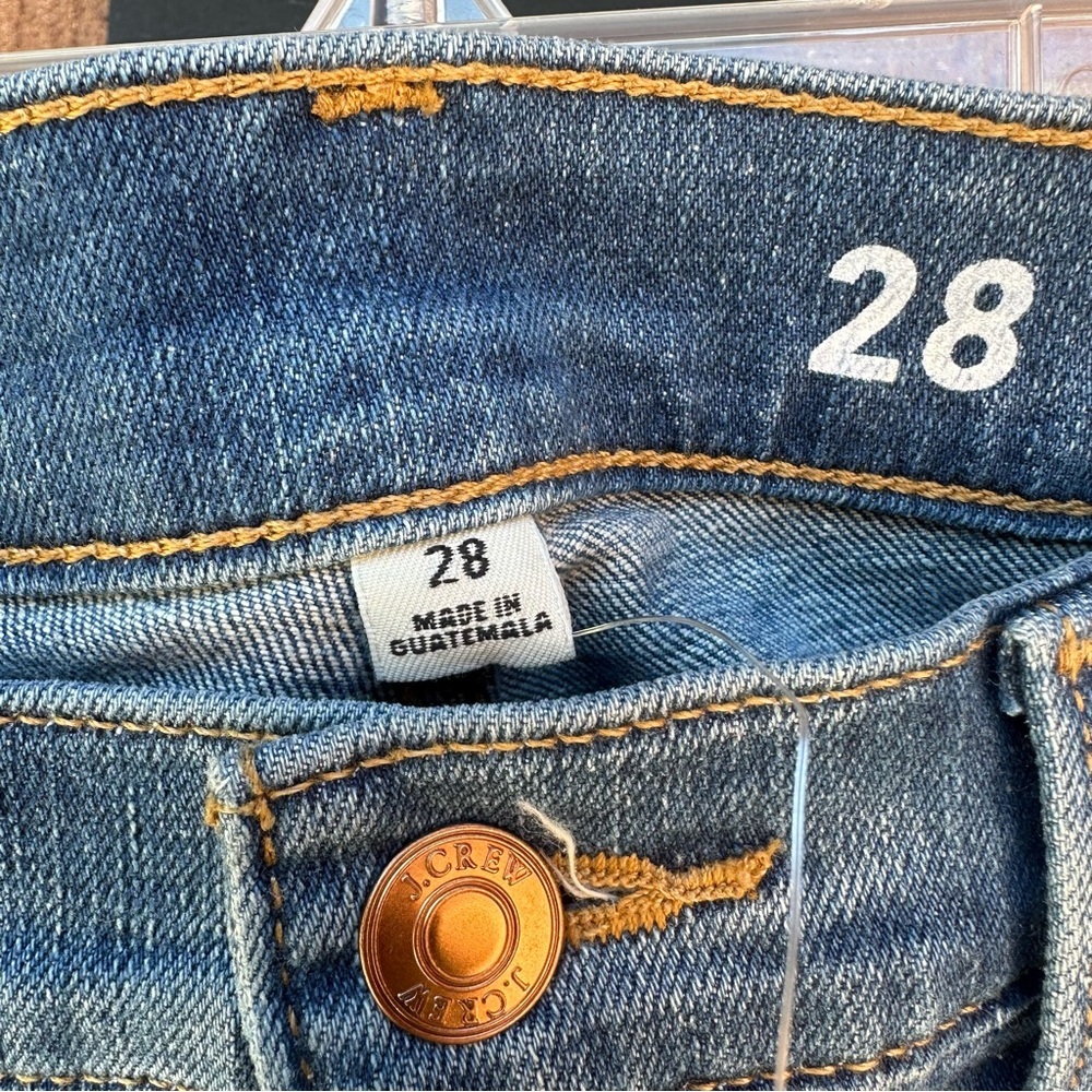 J. Crew 9" vintage slim-straight jean in Tilda wash Size 28 New - Picture 7 of 15